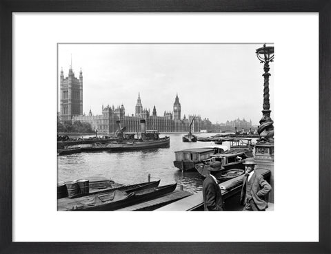 The Palace of Westminster from the Albert Embankment 1920-1933