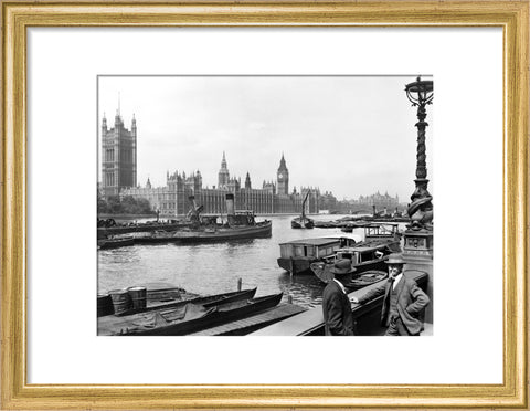 The Palace of Westminster from the Albert Embankment 1920-1933