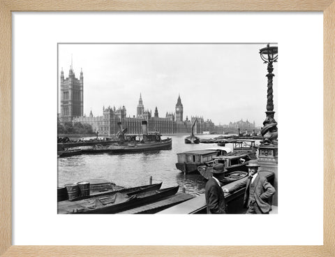 The Palace of Westminster from the Albert Embankment 1920-1933