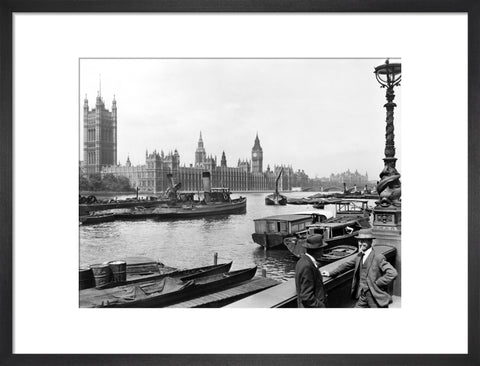 The Palace of Westminster from the Albert Embankment 1920-1933