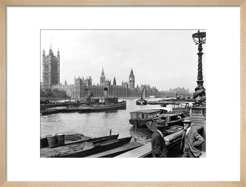The Palace of Westminster from the Albert Embankment 1920-1933