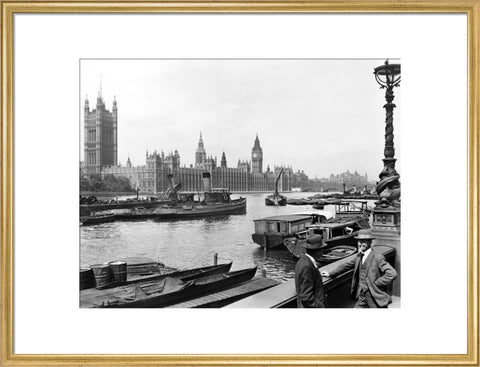 The Palace of Westminster from the Albert Embankment 1920-1933