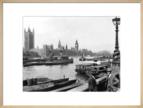 The Palace of Westminster from the Albert Embankment 1920-1933
