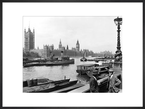 The Palace of Westminster from the Albert Embankment 1920-1933