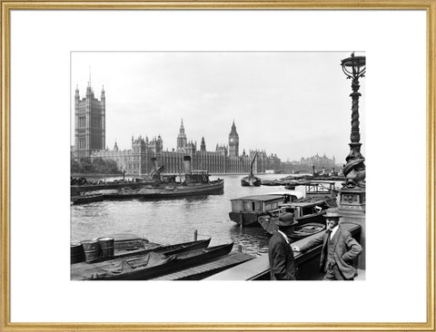 The Palace of Westminster from the Albert Embankment 1920-1933