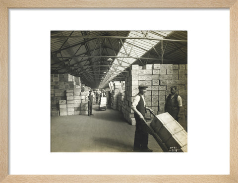 Storage at the Tilbury Docks: 1919