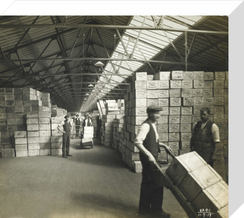 Storage at the Tilbury Docks: 1919