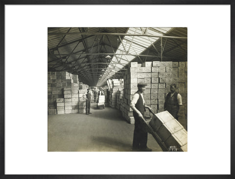 Storage at the Tilbury Docks: 1919