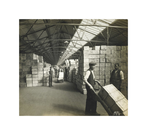 Storage at the Tilbury Docks: 1919