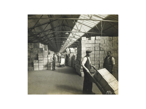 Storage at the Tilbury Docks: 1919