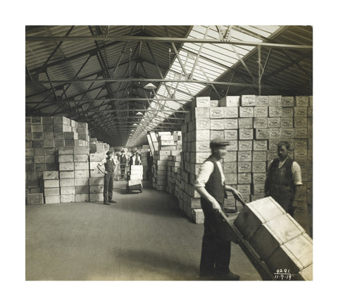 Storage at the Tilbury Docks: 1919