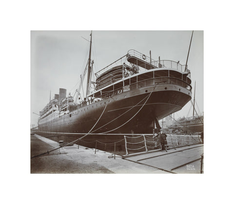 Cunard's SS Alaunia Royal Albert Dock 20th century