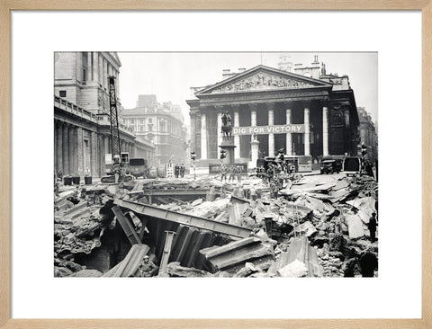 Bomb damage at the Bank Underground Station 1941