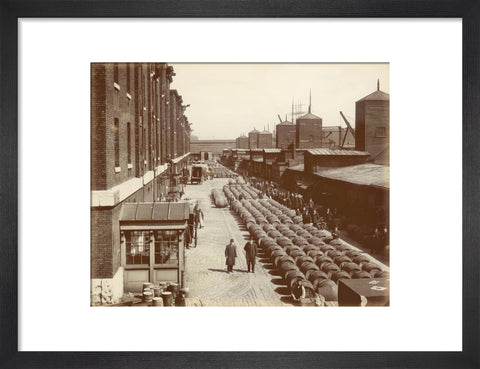 The north quay at the London docks 1907