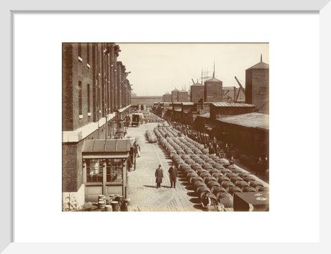 The north quay at the London docks 1907