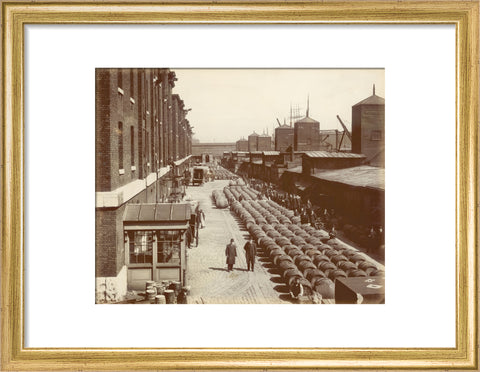 The north quay at the London docks 1907