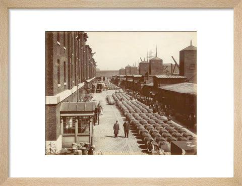 The north quay at the London docks 1907