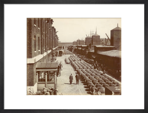 The north quay at the London docks 1907