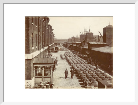 The north quay at the London docks 1907