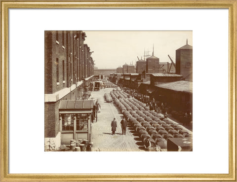 The north quay at the London docks 1907