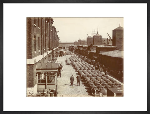 The north quay at the London docks 1907