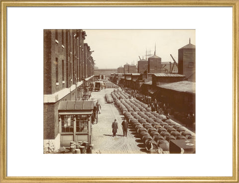 The north quay at the London docks 1907