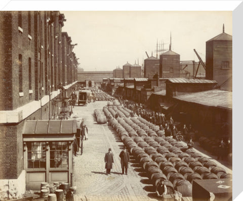 The north quay at the London docks 1907