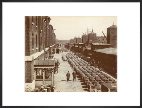 The north quay at the London docks 1907