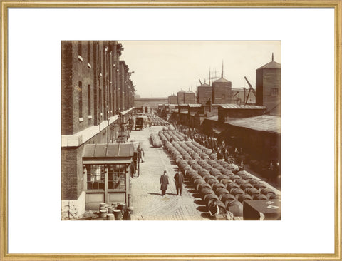 The north quay at the London docks 1907