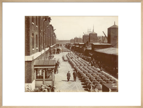 The north quay at the London docks 1907