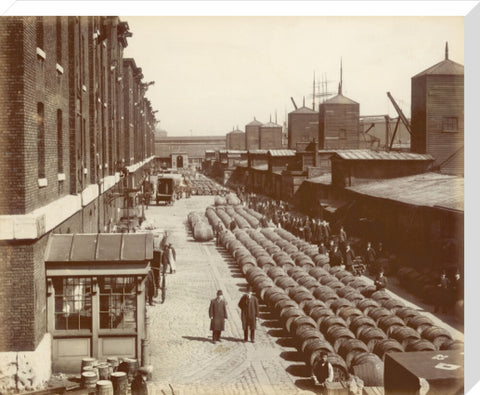 The north quay at the London docks 1907