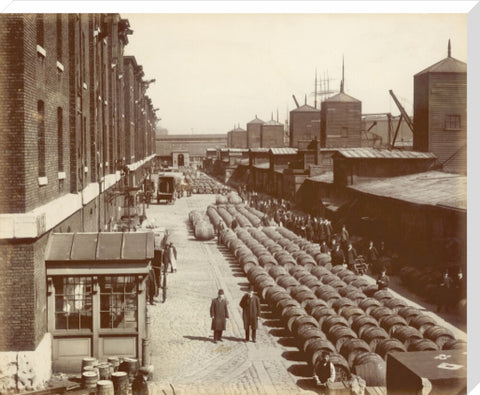 The north quay at the London docks 1907