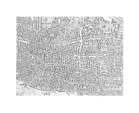 City map image made from the Copperplate Map 1559