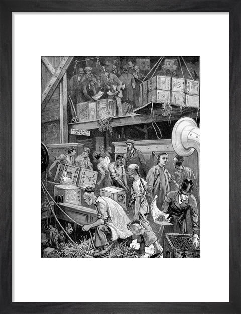 The arrival of Loudoun Castle at the London Dock 1877