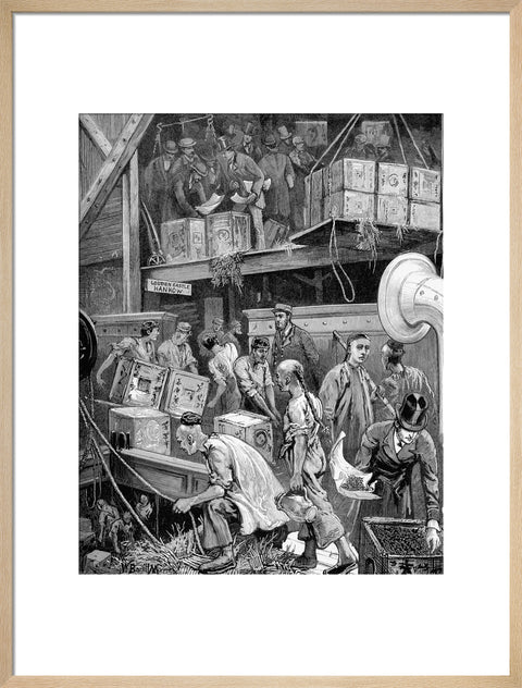The arrival of Loudoun Castle at the London Dock 1877