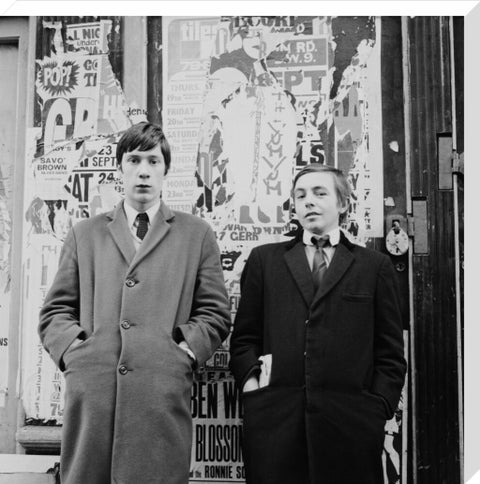 Two young men in Carnaby Street 1967