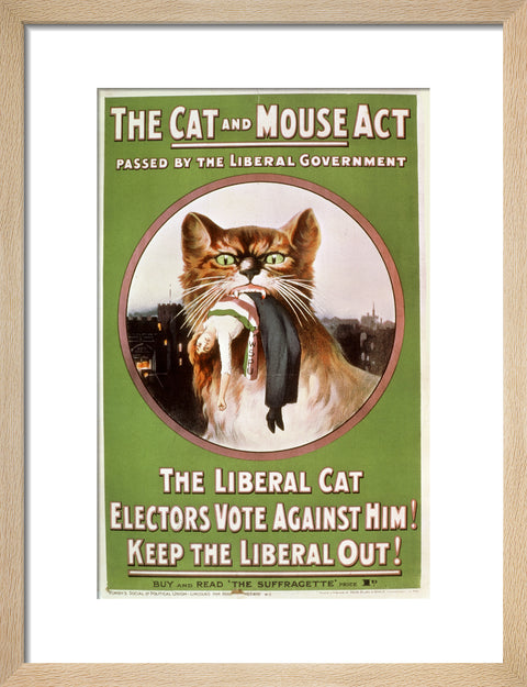 The Cat and Mouse Act poster 1914