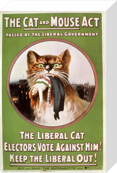 The Cat and Mouse Act poster 1914
