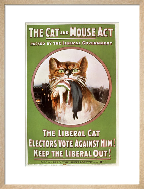 The Cat and Mouse Act poster 1914