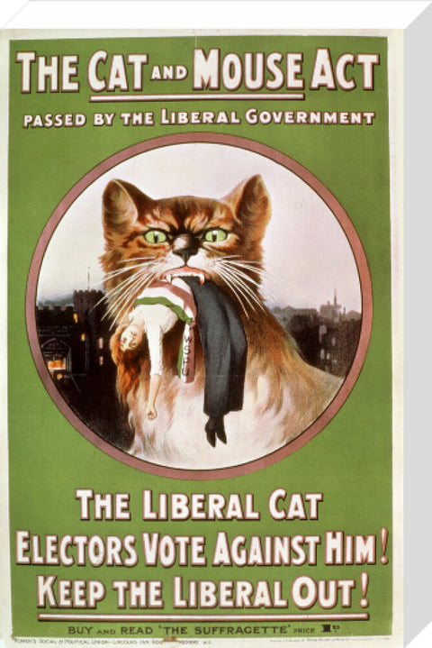The Cat and Mouse Act poster 1914