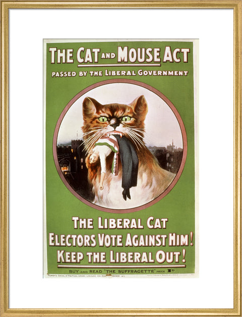 The Cat and Mouse Act poster 1914