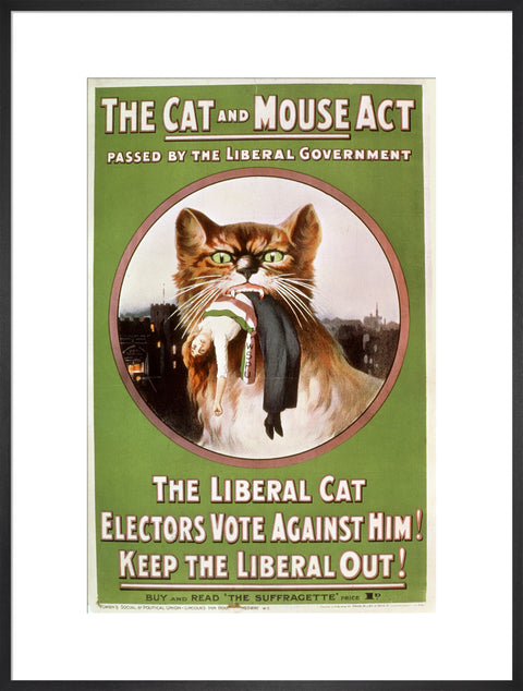 The Cat and Mouse Act poster 1914
