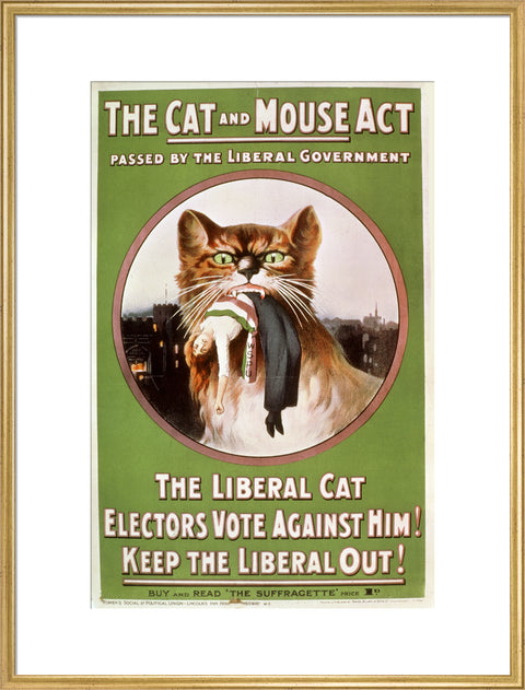 The Cat and Mouse Act poster 1914