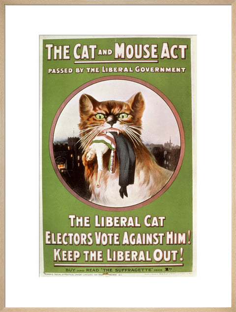 The Cat and Mouse Act poster 1914