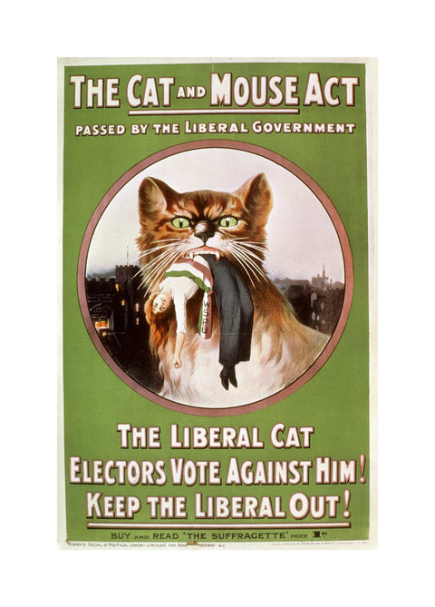 The Cat and Mouse Act poster 1914
