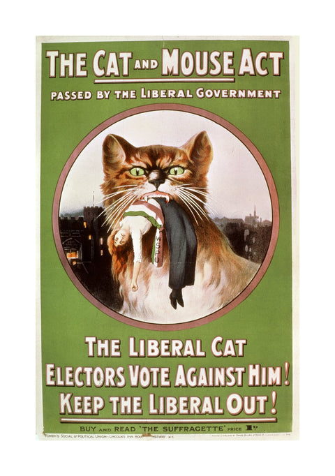 The Cat and Mouse Act poster 1914