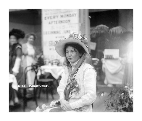 Christabel Pankhurst at The Women's Exhibition 1909