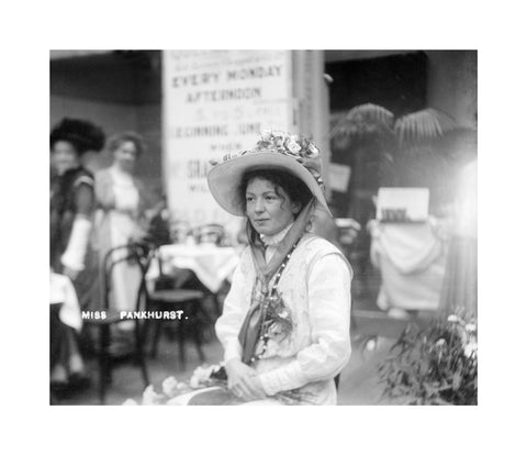 Christabel Pankhurst at The Women's Exhibition 1909