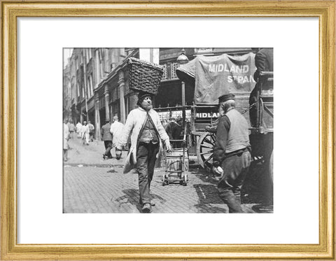 A fish porter at Billingsgate 1893