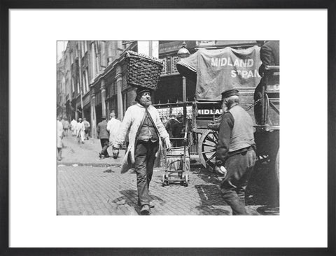 A fish porter at Billingsgate 1893